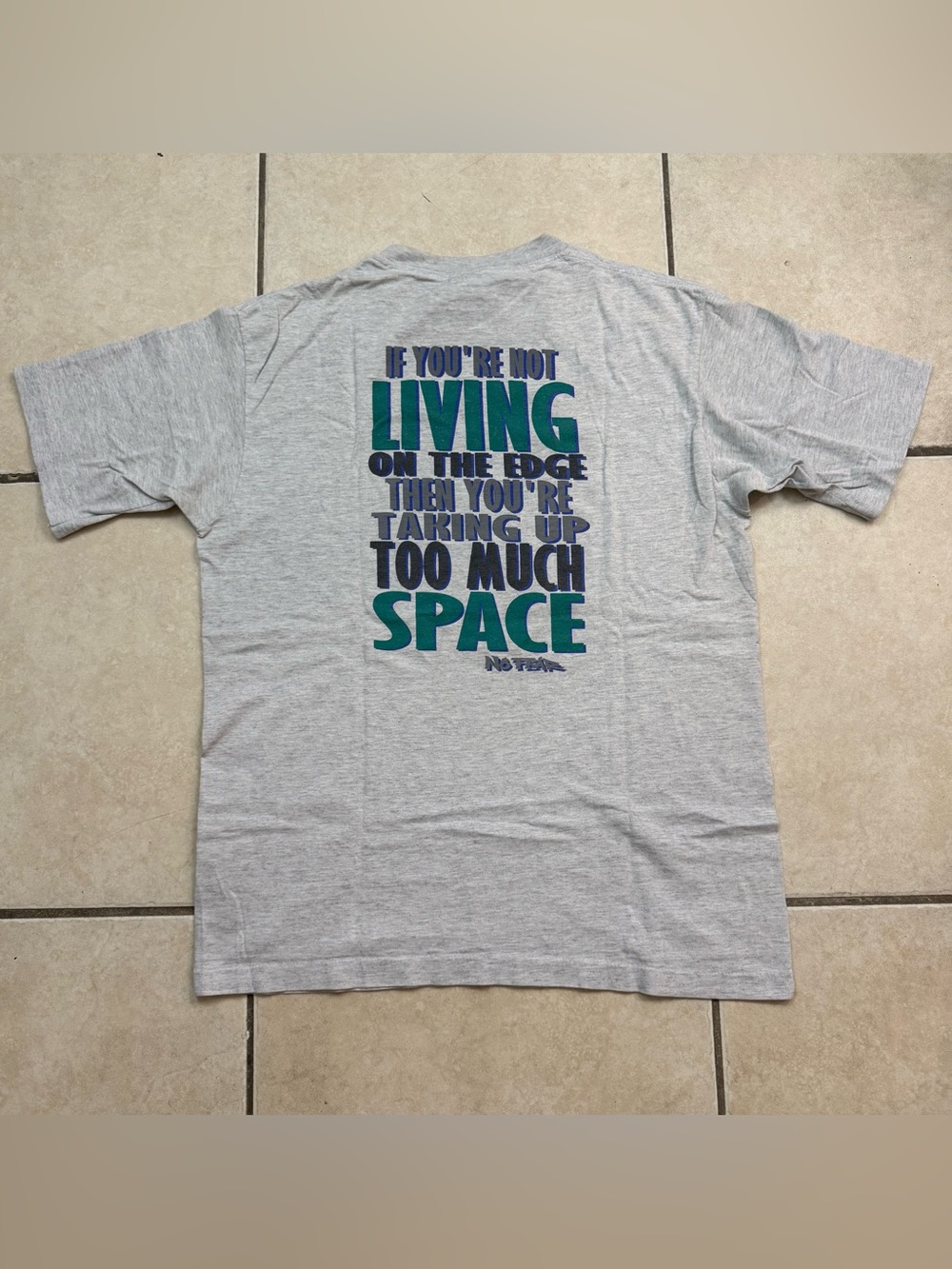 VINTAGE NO FEAR TEE T-SHIRT 90S SINGLE
STITCH SIZE L